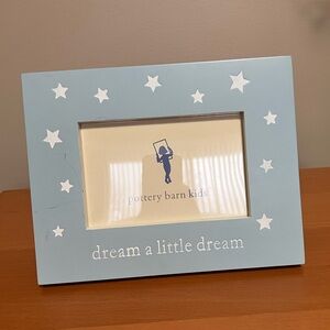 Pottery Barn Kids dream a little dream photo frame
